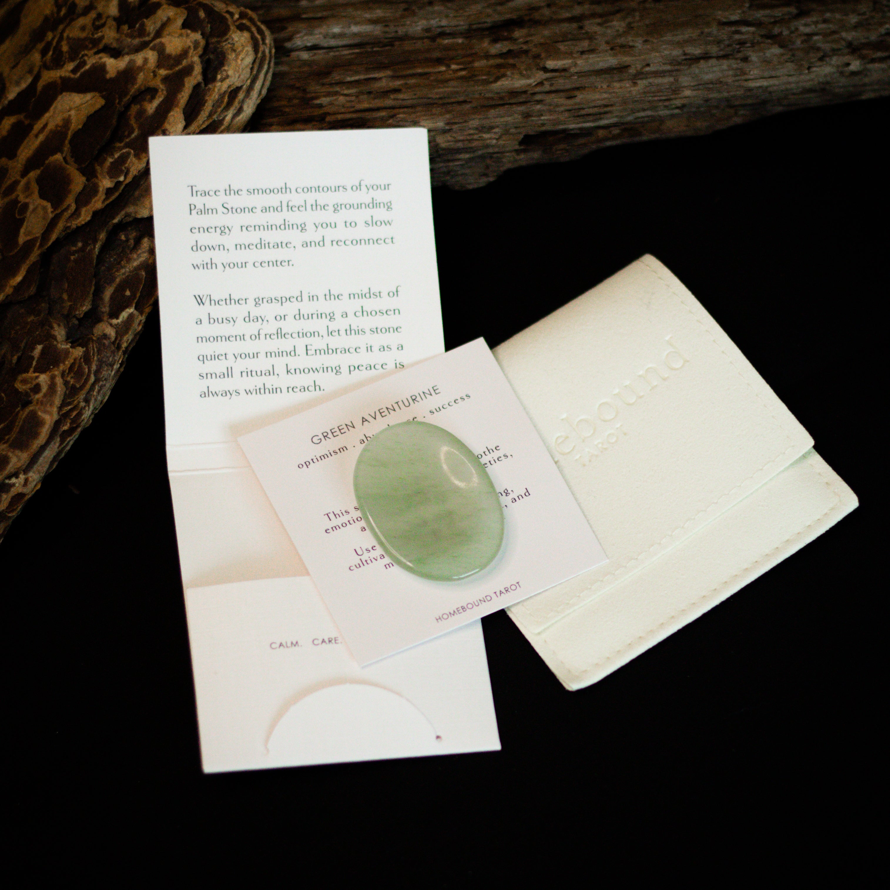 Palm Stone | Green Aventurine