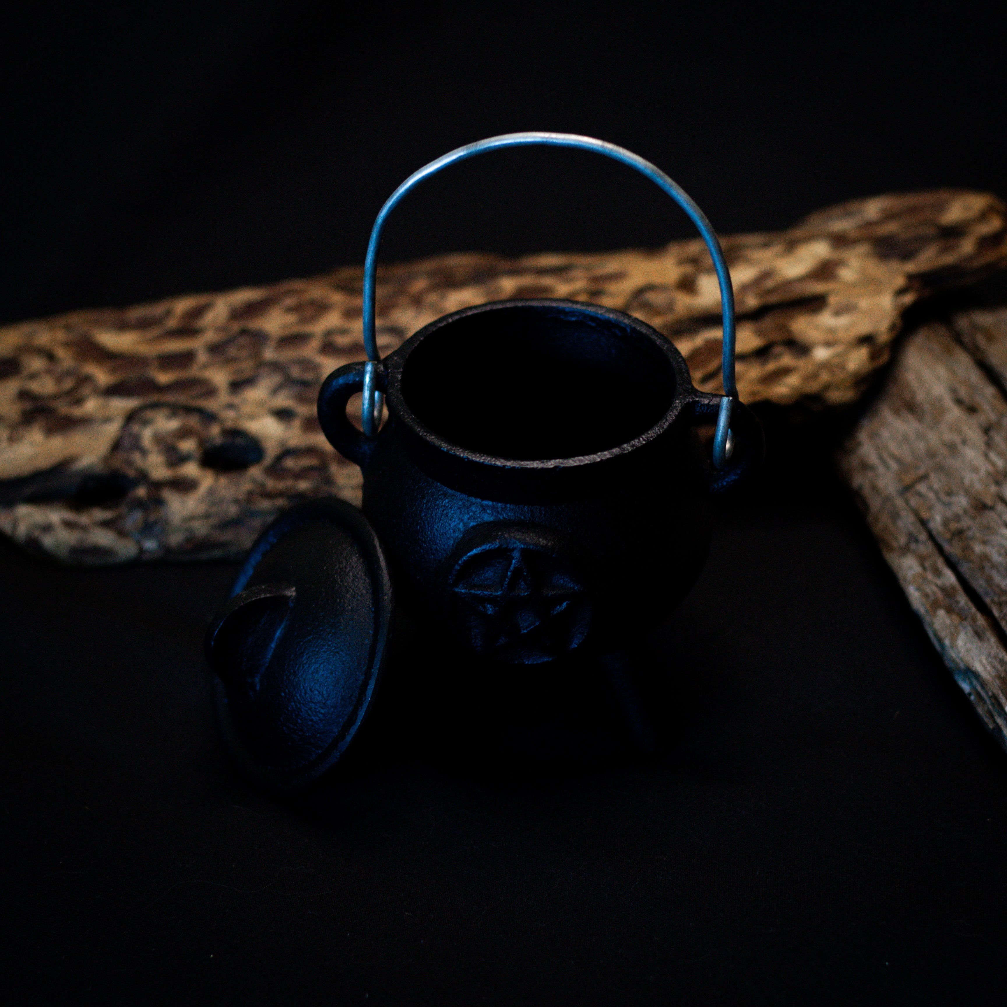 Cast Iron Cauldron w Lid