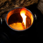 Charger l&#39;image dans la galerie, Cast Iron Cauldron w Lid
