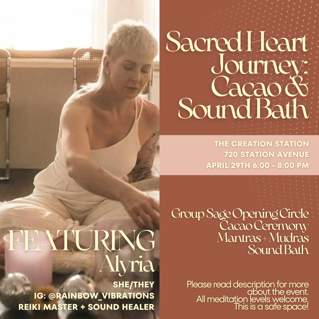 Sacred Heart Journey: Cacao + Sound Bath Event