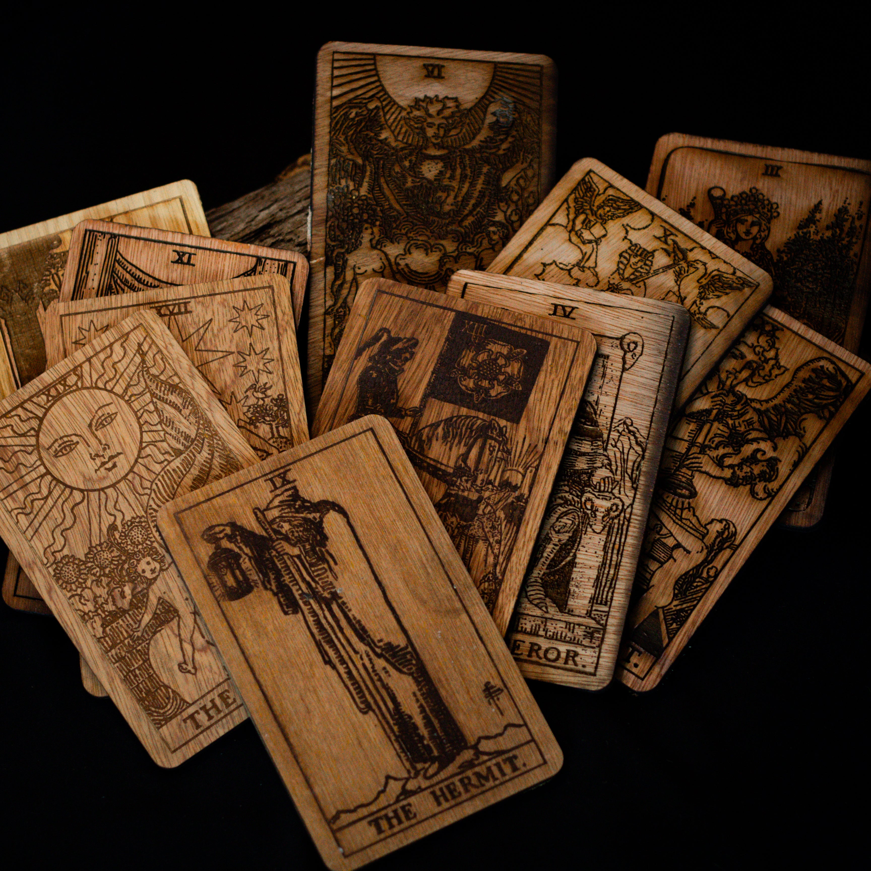 Wooden Tarot Cards