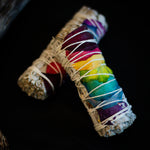 Charger l&#39;image dans la galerie, Rose Petal Rainbow Sage Smudge
