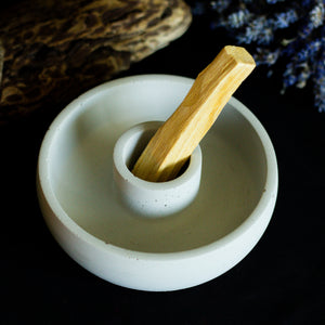 Palo Smudge Bowl | Natural Concrete