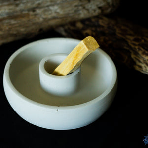 Palo Smudge Bowl | Natural Concrete