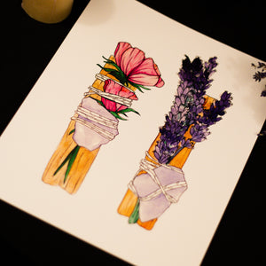 Palo Santo Smudge | Print