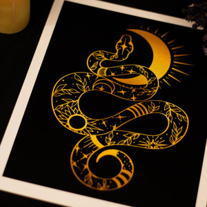 Moon Snake | Print