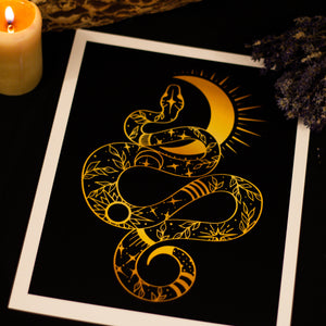 Moon Snake | Print